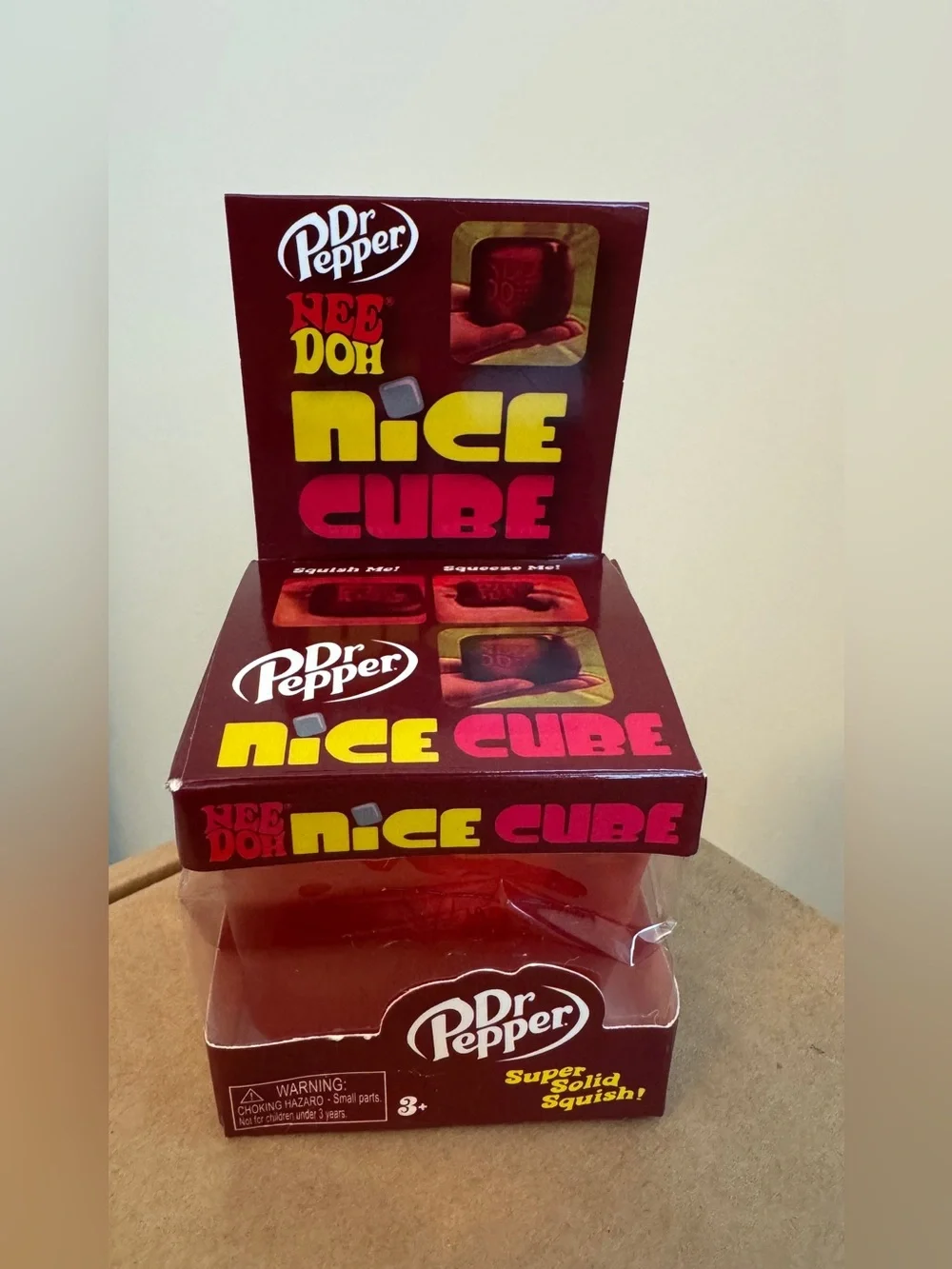 NeeDoh Dr. Pepper Nice Cube (Red)